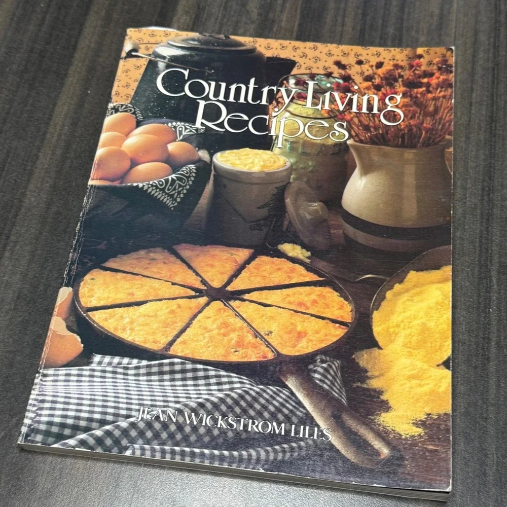 Country Living Recipes Cookbook Jean Wickstrom Liles Vintage Cooking‎